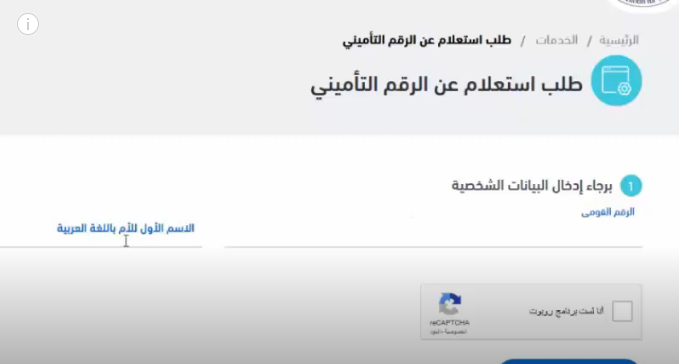 التسجيل في موقع الهيئة القومية للتأمين الاجتماعي