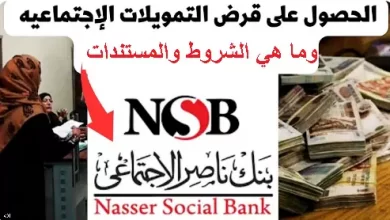 قرض التمويلات الإجتماعية الحسنة بدون فوائد بنك ناصر الإجتماعي 2023