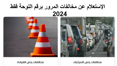 الإستعلام عن المخالفات المرورية في مصر بطريقة سهلة أونلاين 2024